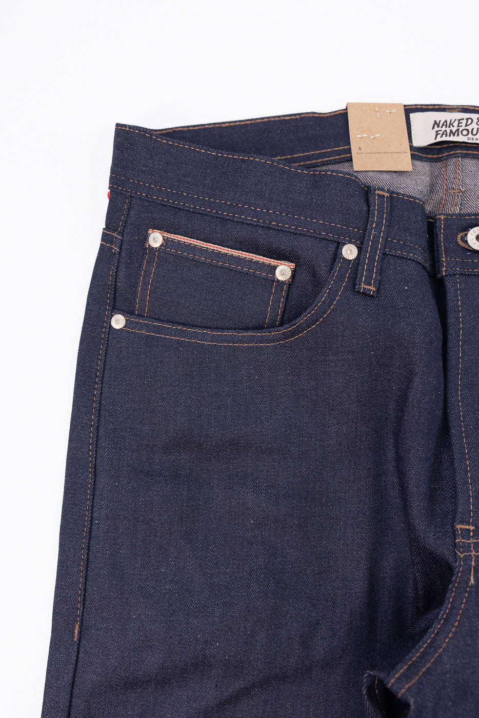 12.5oz - Coffee Dye Selvedge - Weird Guy