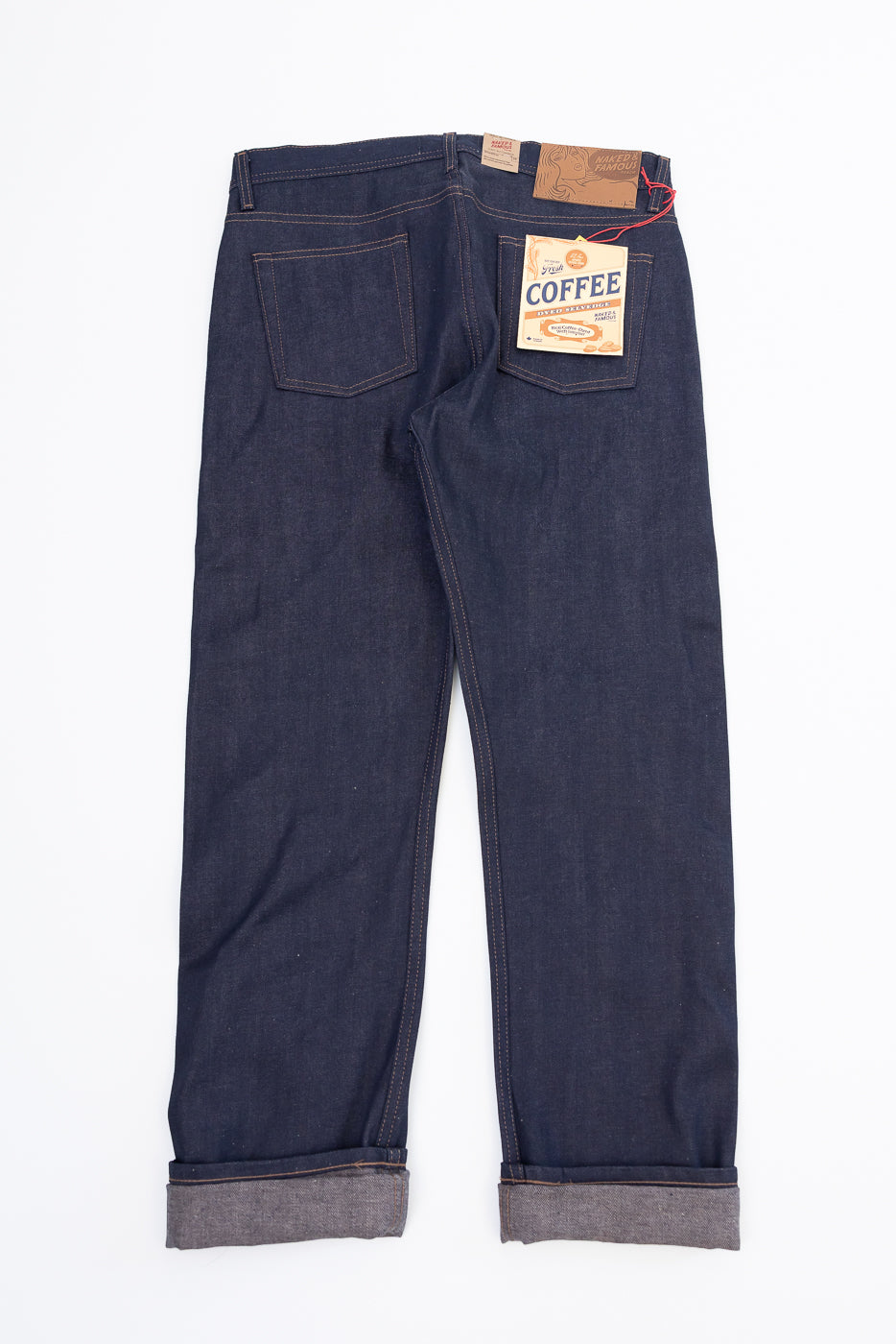 12.5oz - Coffee Dye Selvedge - Weird Guy