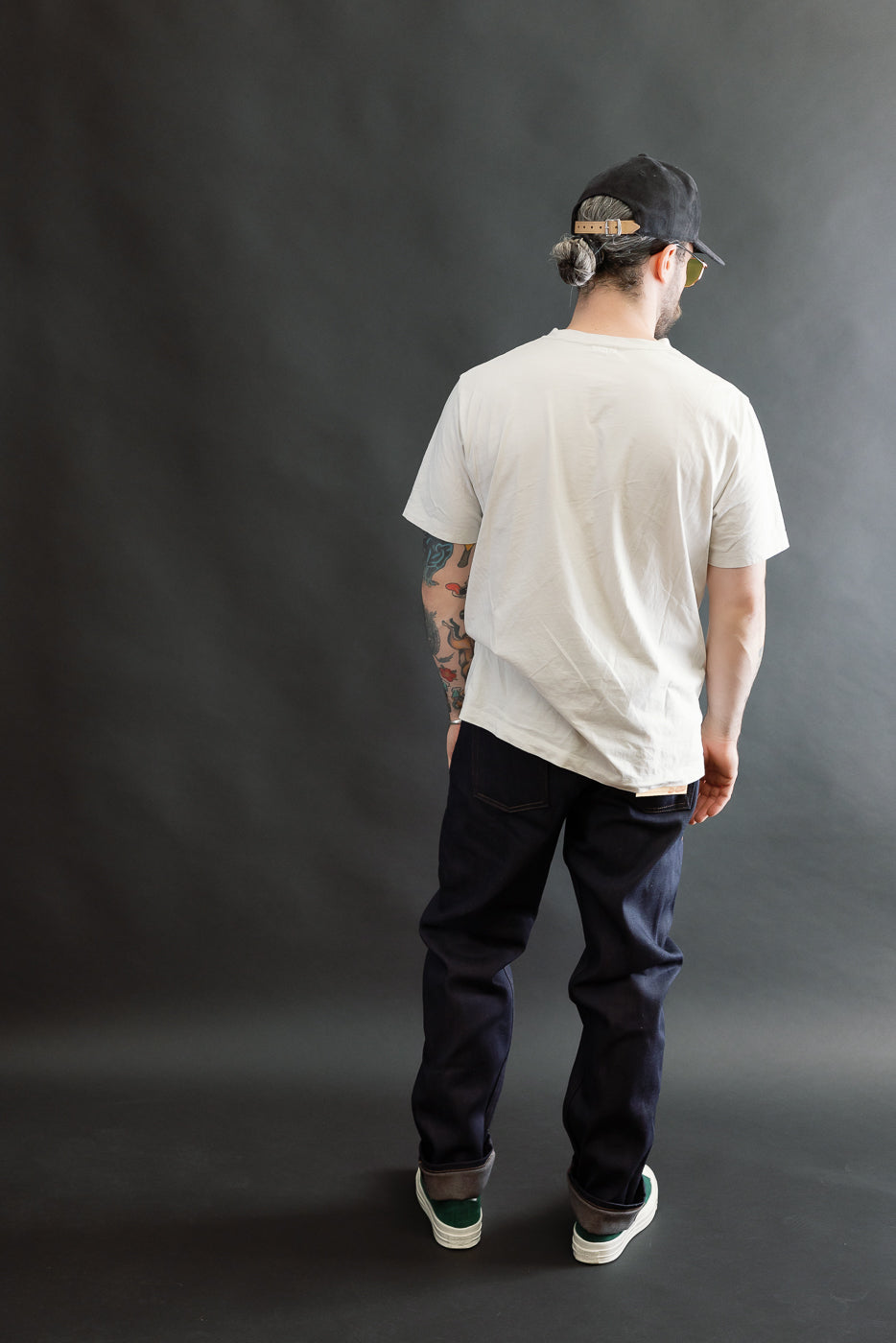 12.5oz - Coffee Dye Selvedge - Weird Guy