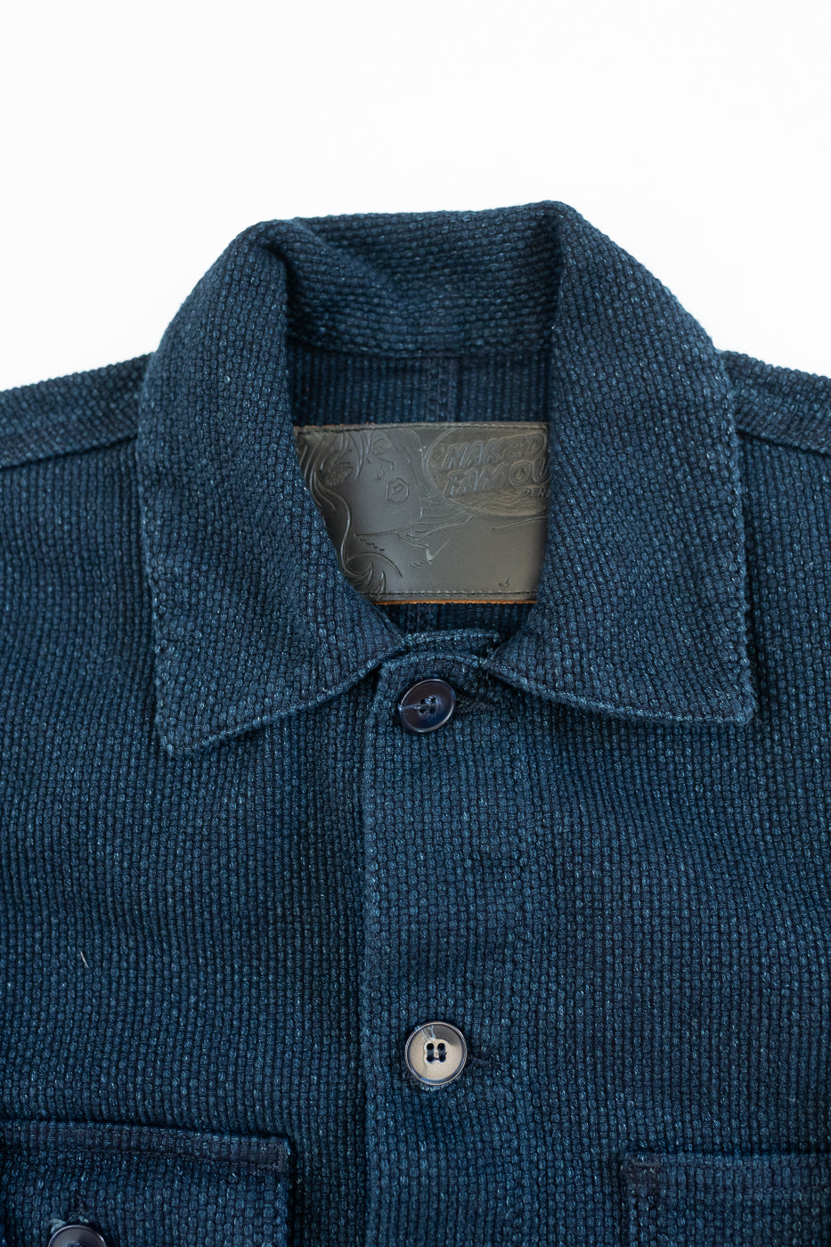 12.5oz - Indigo Sashiko - Chore Coat