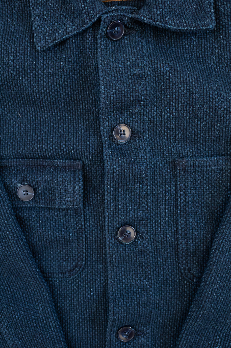 12.5oz - Indigo Sashiko - Chore Coat