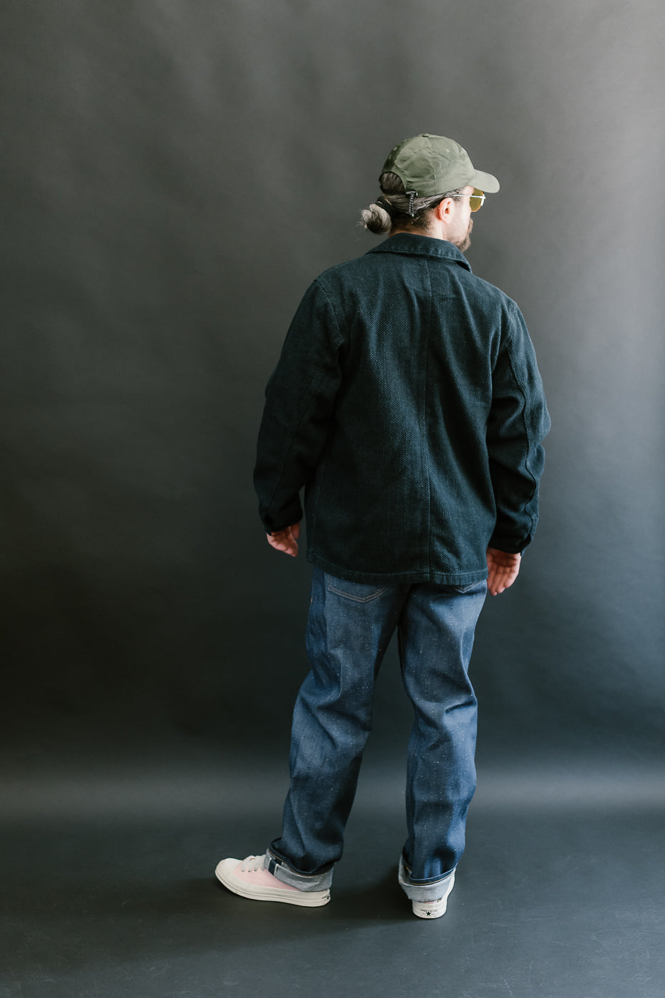 12.5oz - Indigo Sashiko - Chore Coat