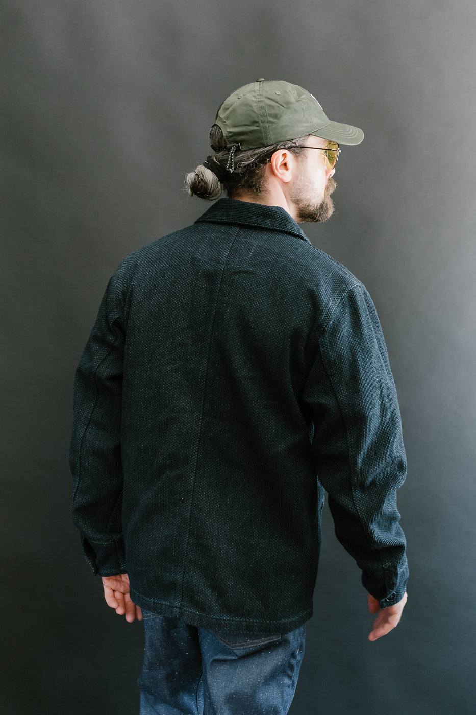 12.5oz - Indigo Sashiko - Chore Coat