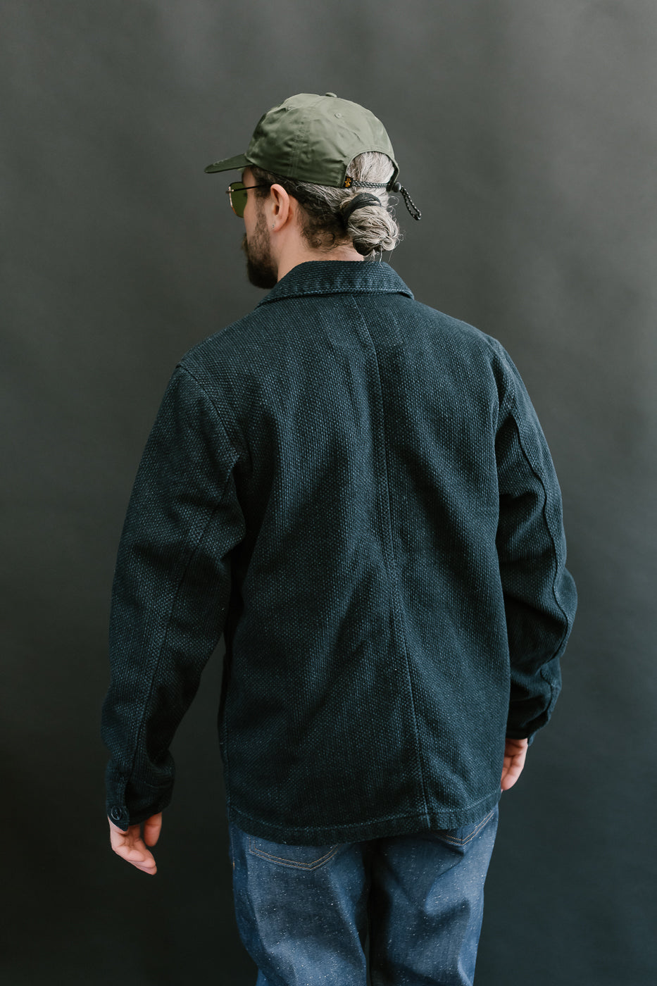12.5oz - Indigo Sashiko - Chore Coat