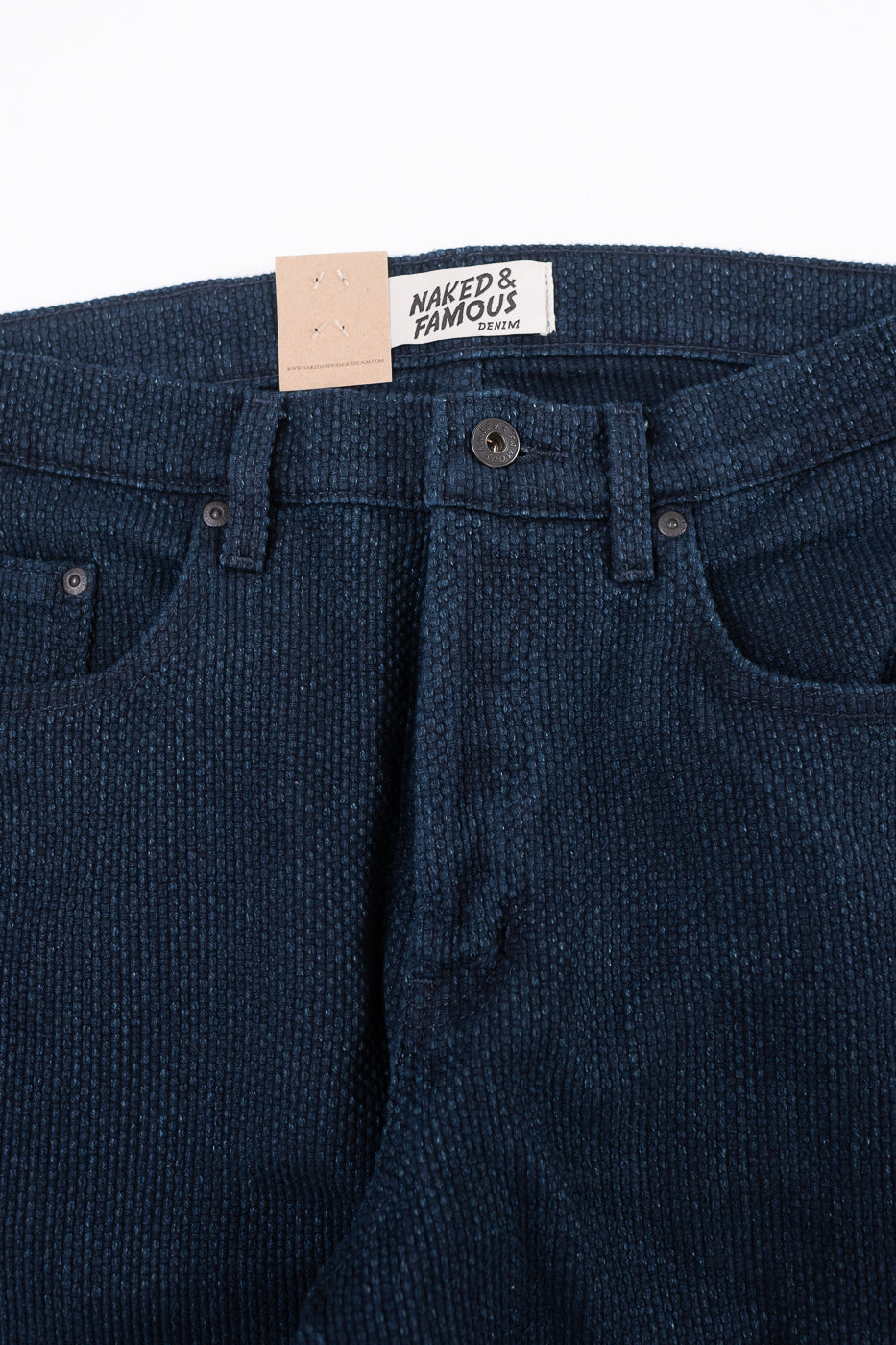 12.5oz - Indigo Sashiko Jeans - Easy Guy