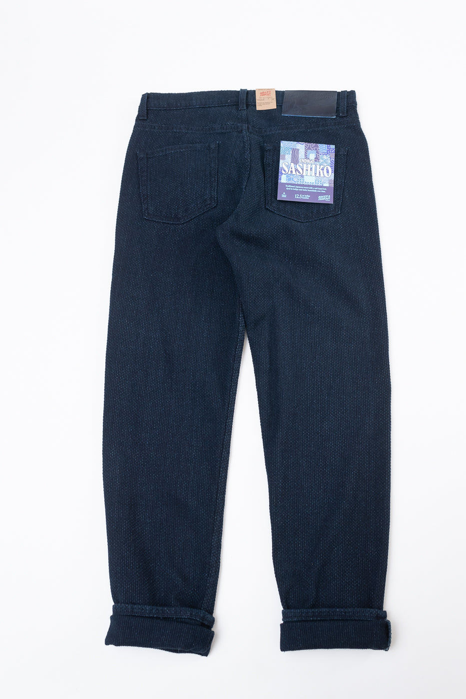 12.5oz - Indigo Sashiko Jeans - Easy Guy