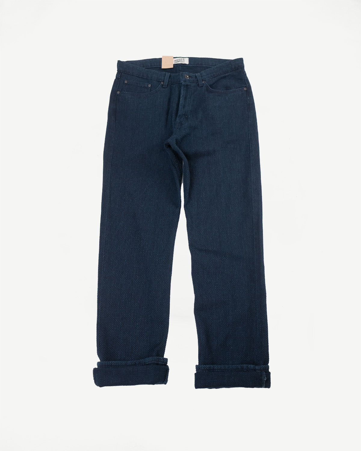 12.5oz - Indigo Sashiko Jeans - True Guy