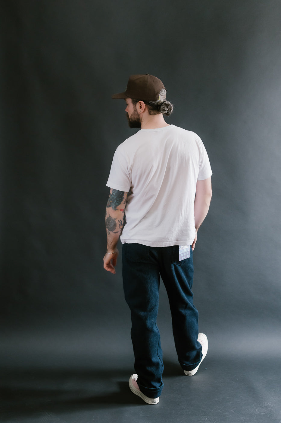12.5oz - Indigo Sashiko Jeans - True Guy