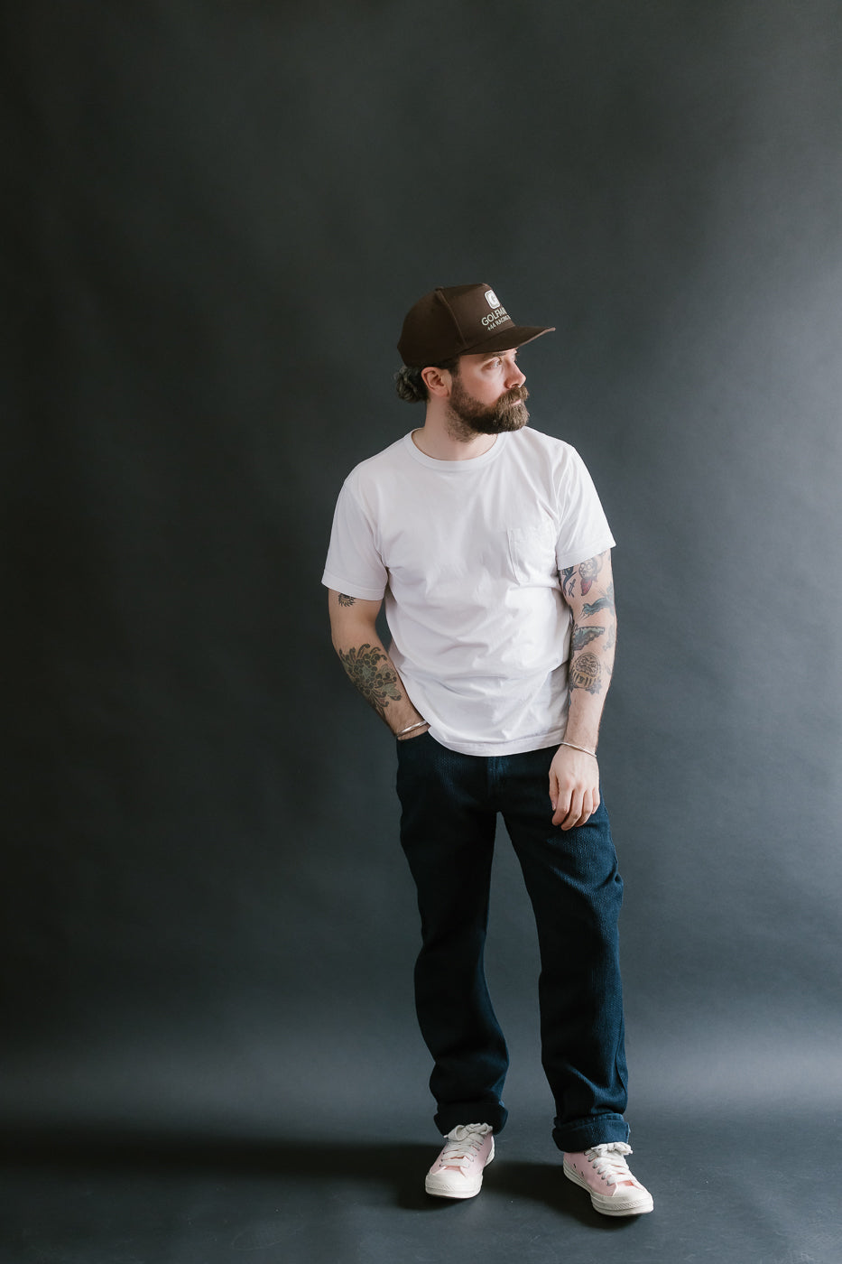 12.5oz - Indigo Sashiko Jeans - True Guy
