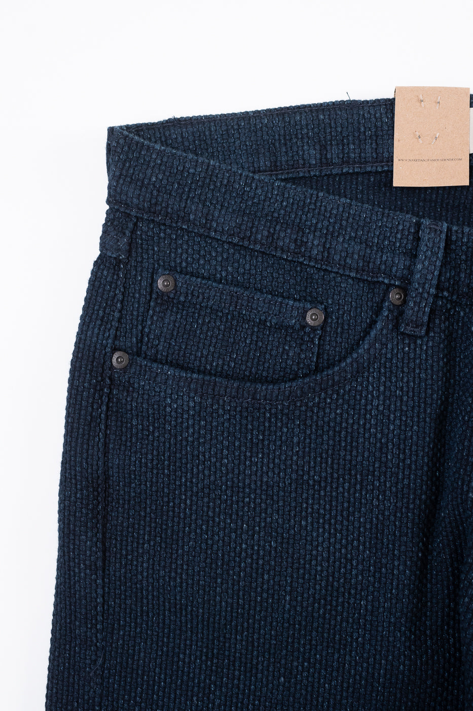 12.5oz - Indigo Sashiko Jeans - True Guy