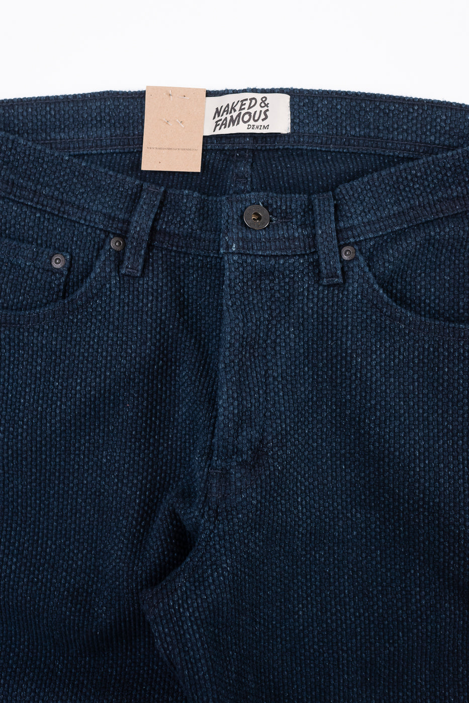 12.5oz - Indigo Sashiko Jeans - Weird Guy