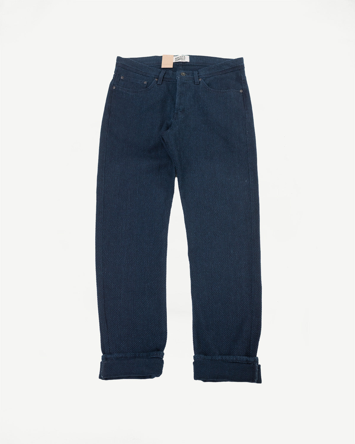 12.5oz - Indigo Sashiko Jeans - Weird Guy