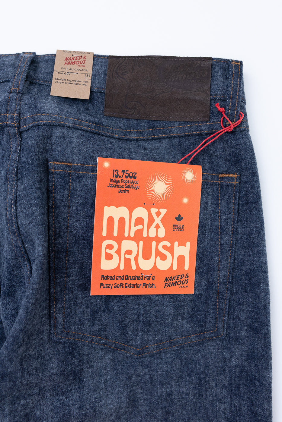 13.75oz - Max Brush Selvedge - True Guy