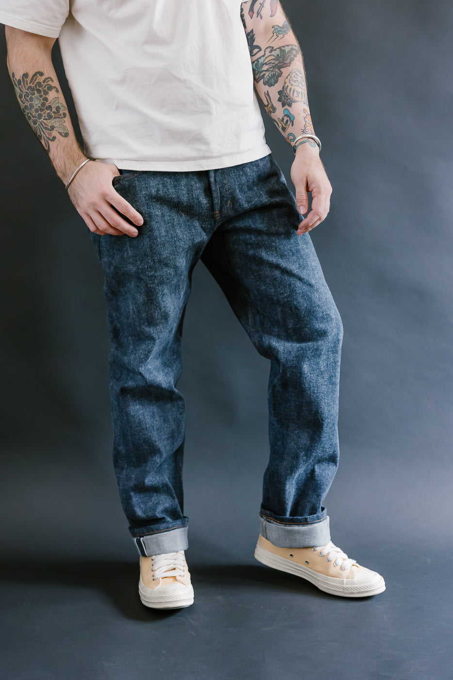 13.75oz - Max Brush Selvedge - Weird Guy