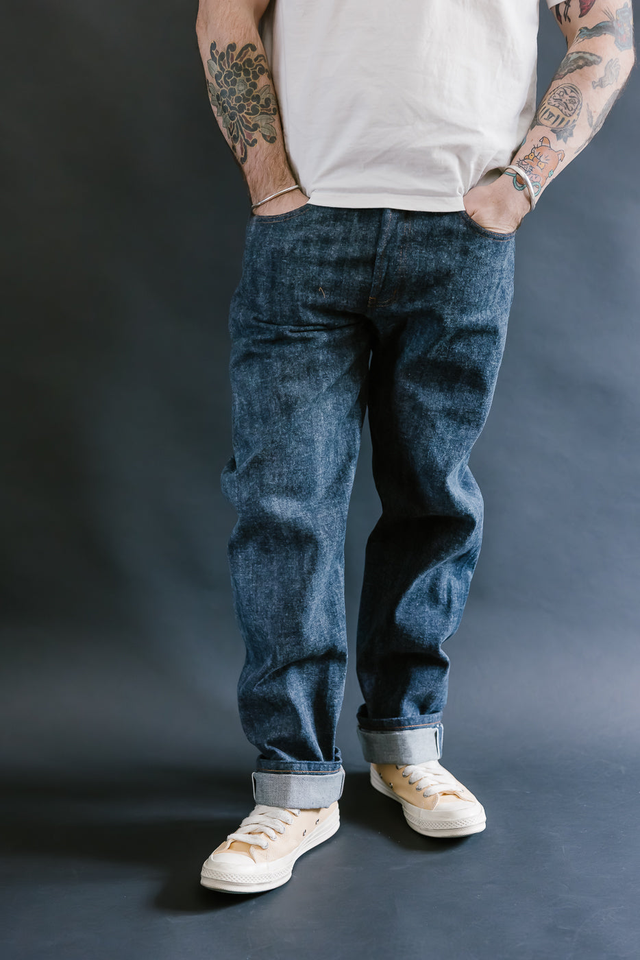 13.75oz - Max Brush Selvedge - Weird Guy