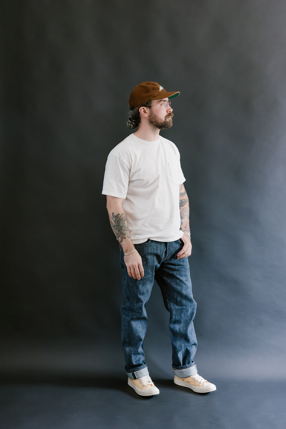 13.75oz - Max Brush Selvedge - Weird Guy