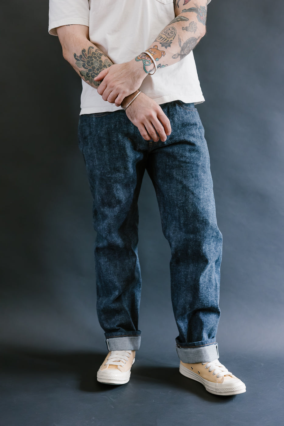 13.75oz - Max Brush Selvedge - Weird Guy