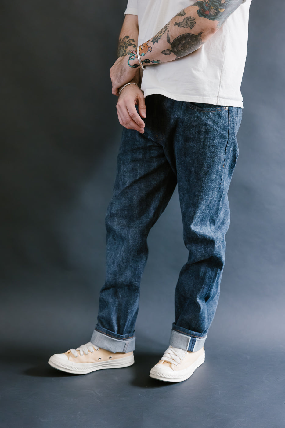 13.75oz - Max Brush Selvedge - Weird Guy