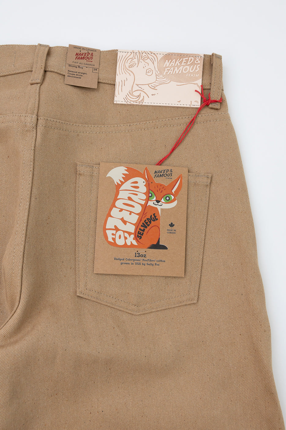 13oz - Brown Fox Selvedge - Strong Guy | Dant