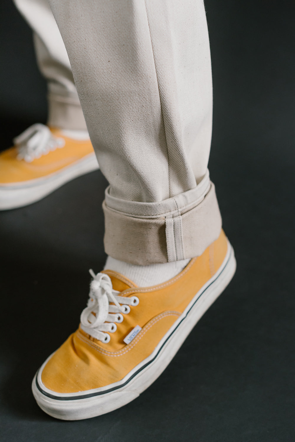 13.6oz - All Natural Ecru Foxfibre® Selvedge - Easy Guy