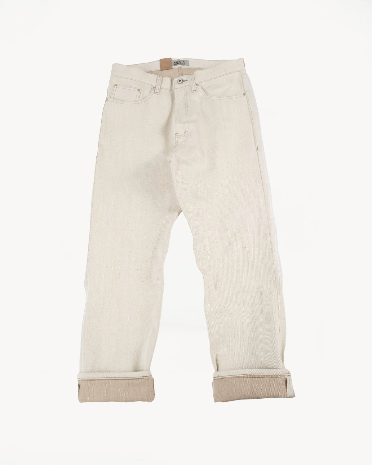 13.6oz - All Natural Ecru Foxfibre® Selvedge - True Guy