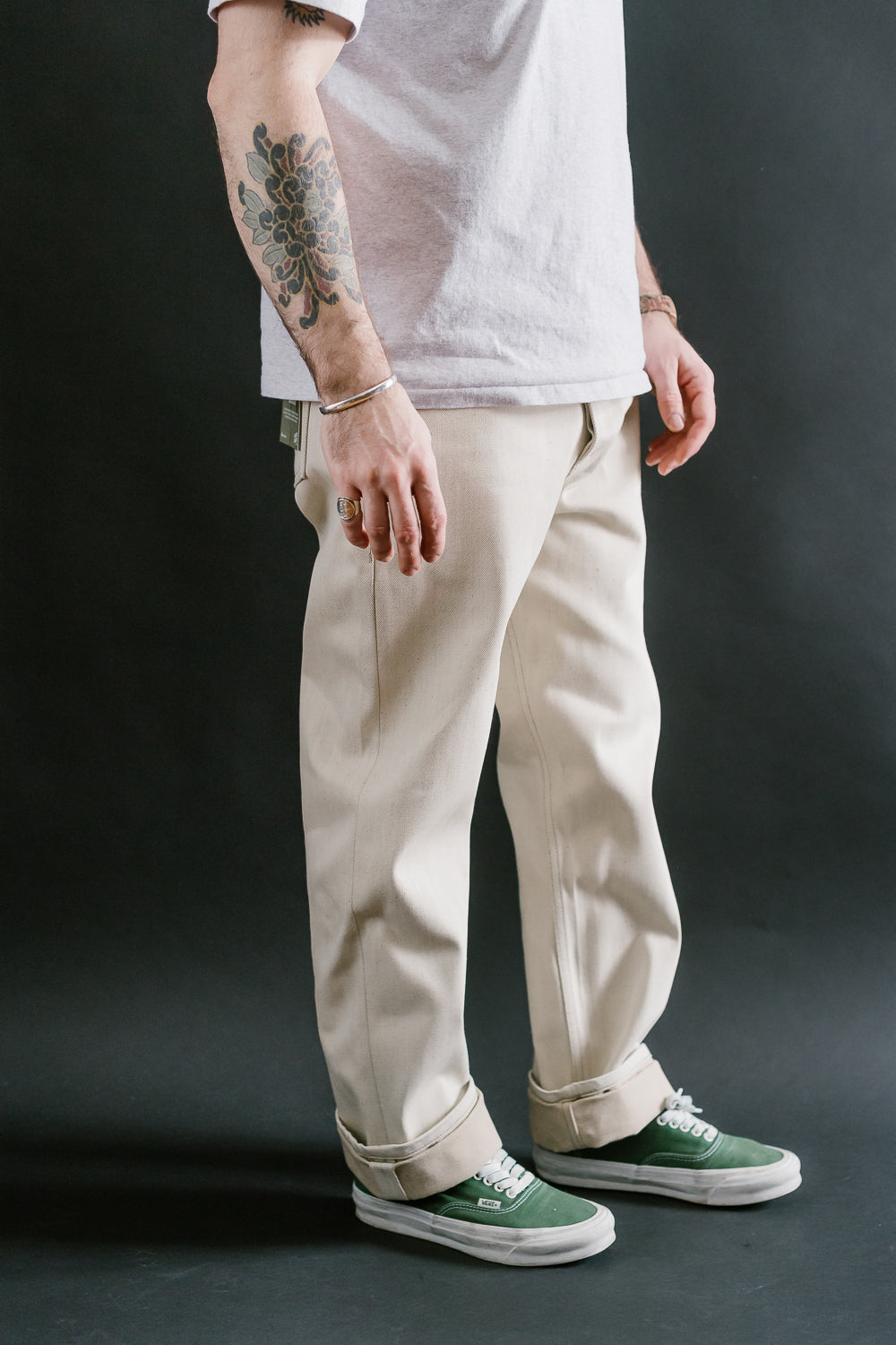 13.6oz - All Natural Ecru Foxfibre® Selvedge - True Guy