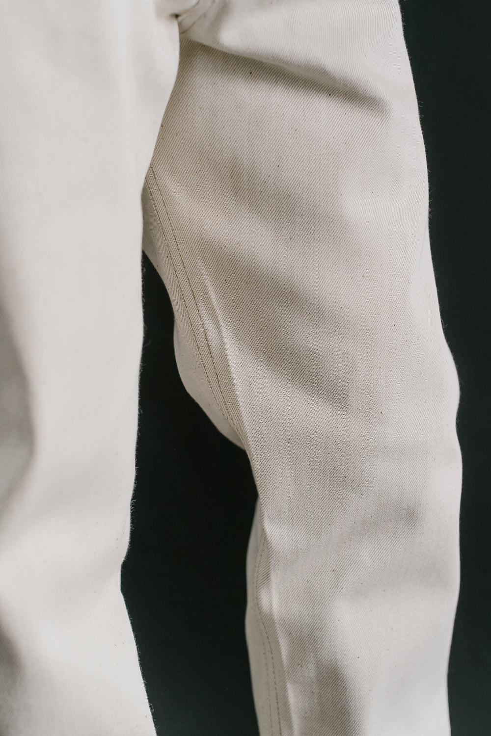 13.6oz - All Natural Ecru Foxfibre® Selvedge - Weird Guy