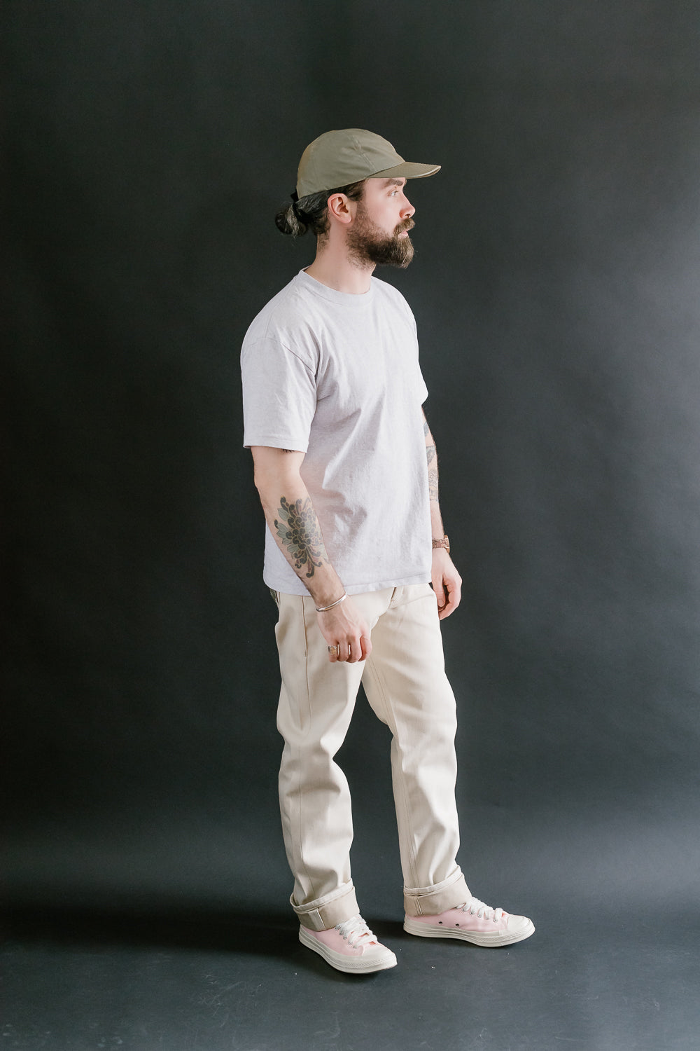 13.6oz - All Natural Ecru Foxfibre® Selvedge - Weird Guy