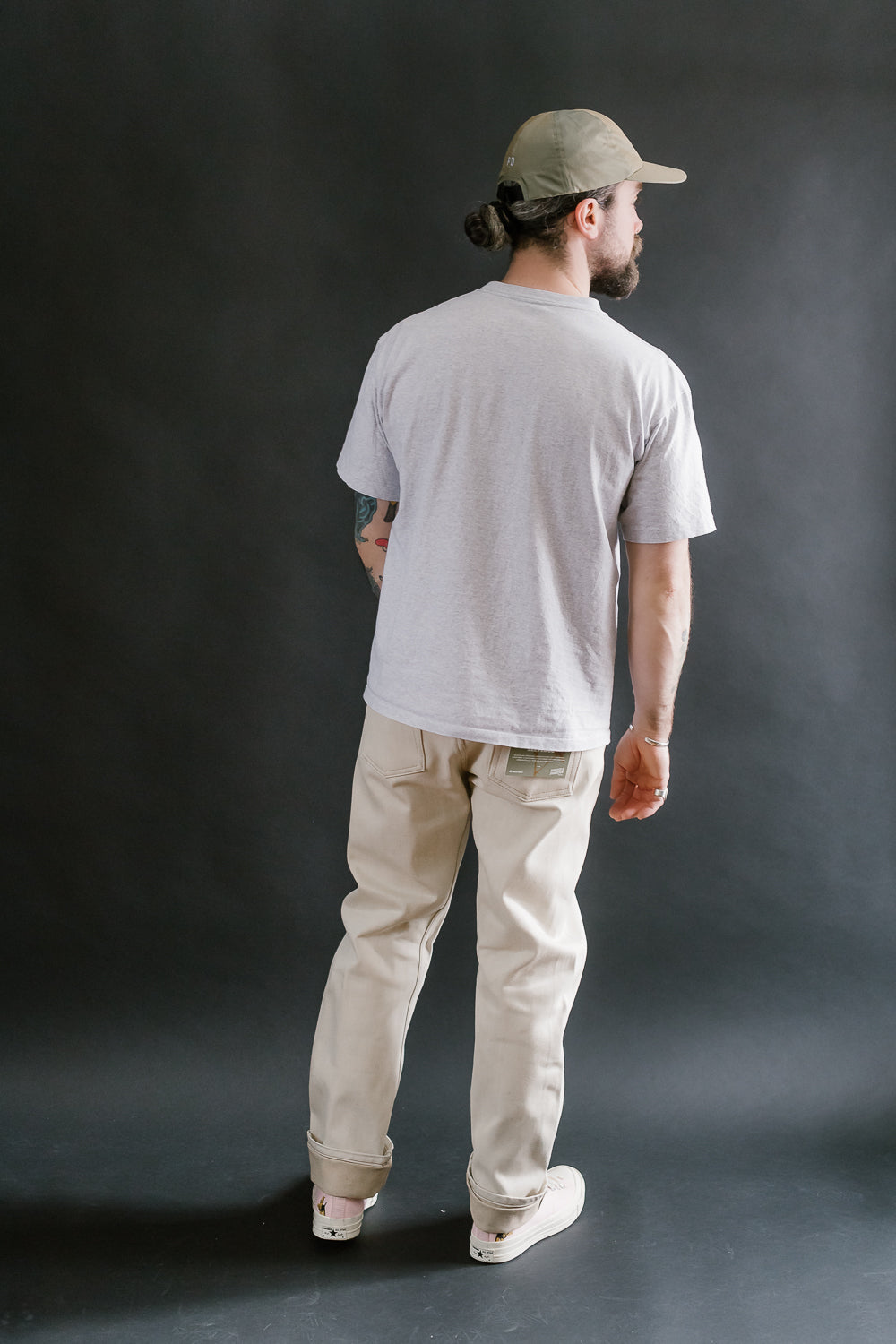 13.6oz - All Natural Ecru Foxfibre® Selvedge - Weird Guy