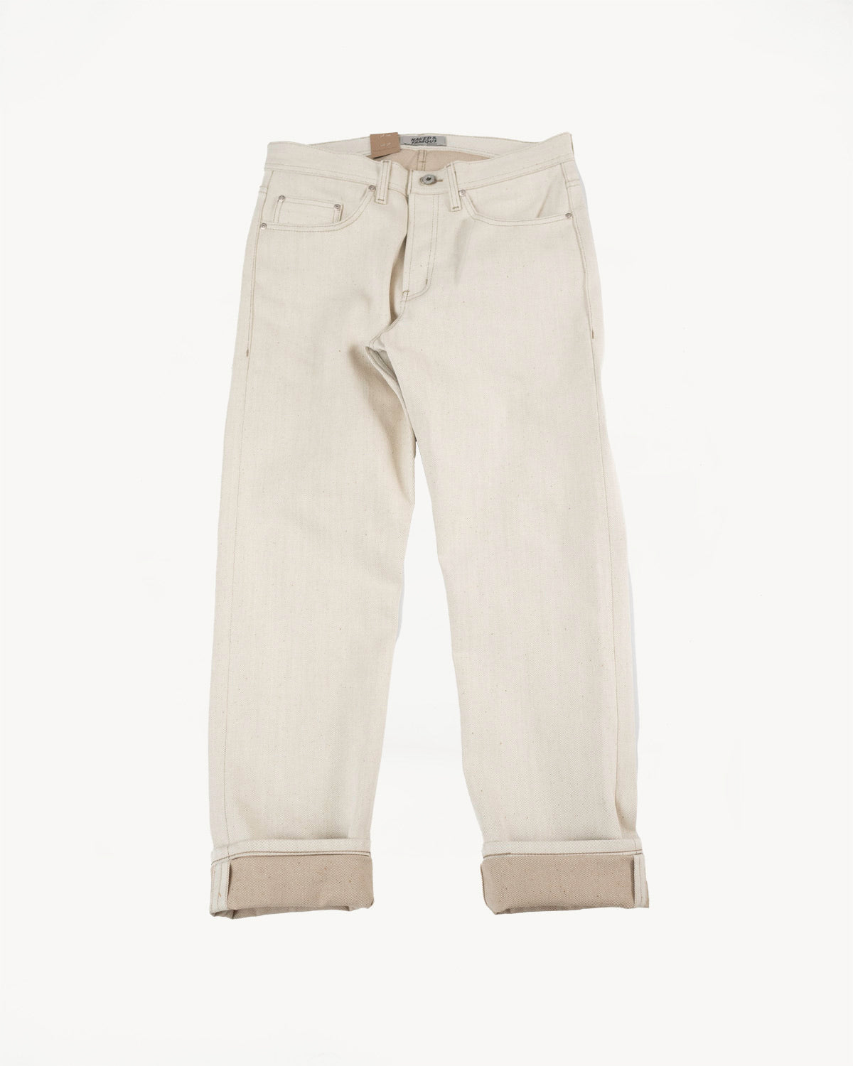 13.6oz - All Natural Ecru Foxfibre® Selvedge - Weird Guy