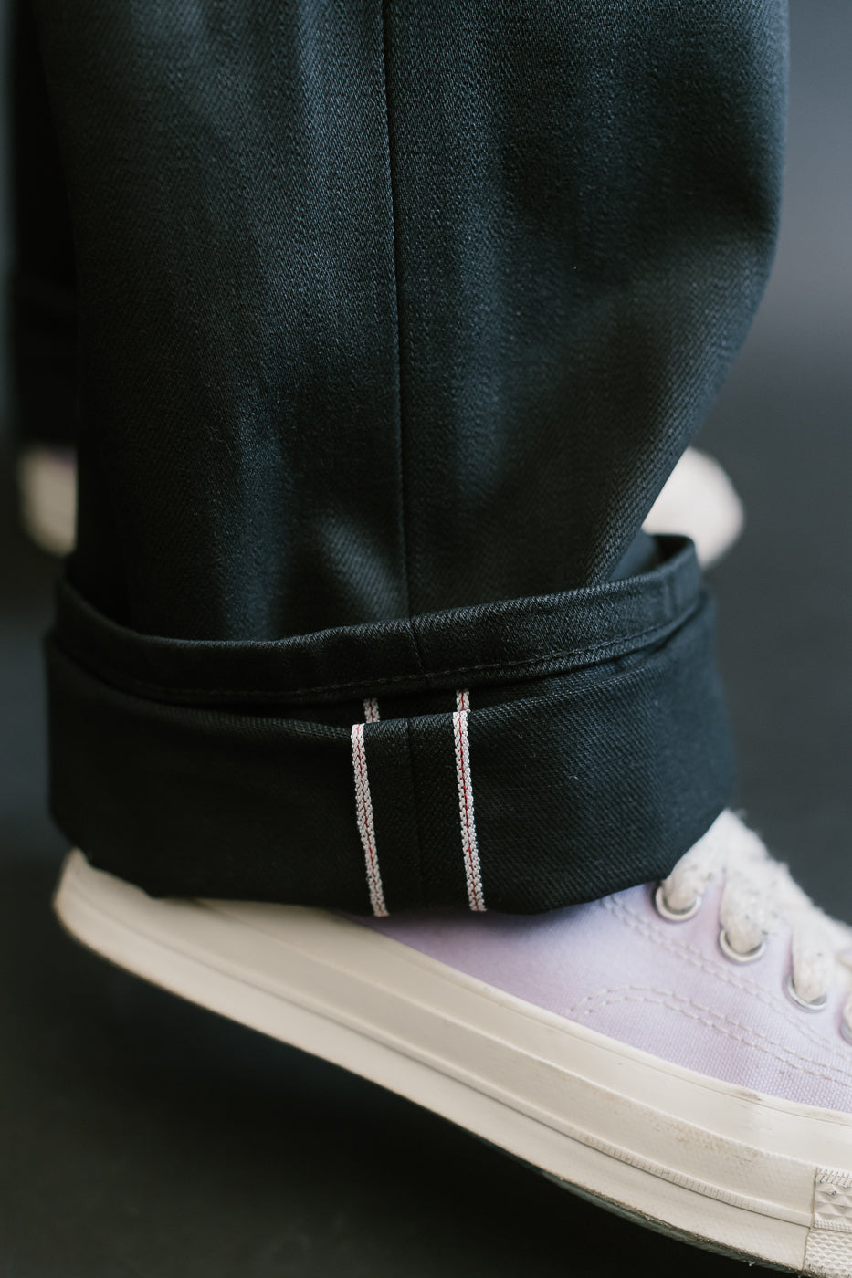 12.5oz - Forever Black Selvedge Denim - Strong Guy