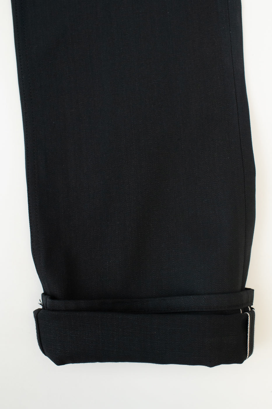 12.5oz - Forever Black Selvedge Denim - Strong Guy