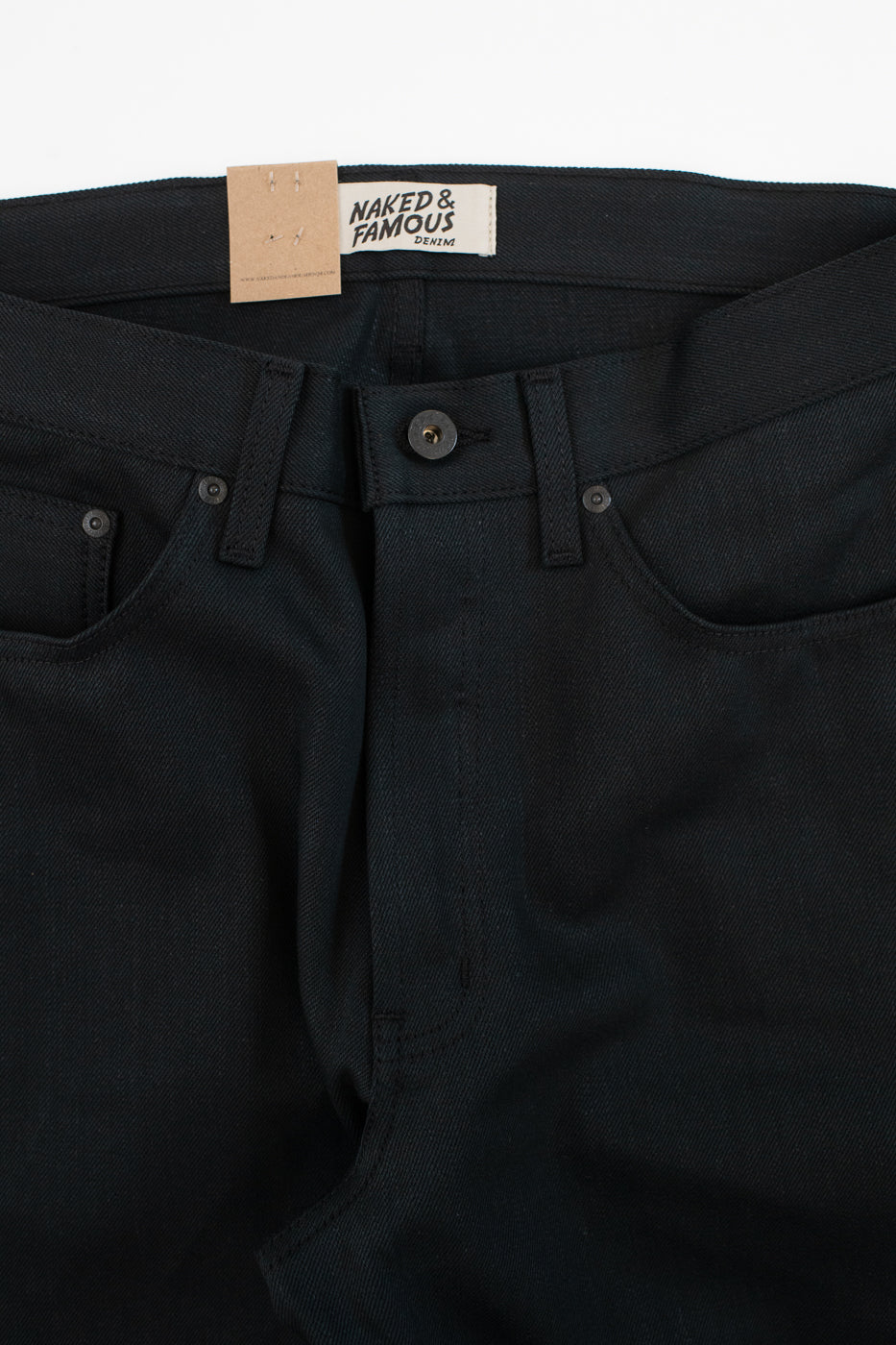 12.5oz - Forever Black Selvedge Denim - True Guy