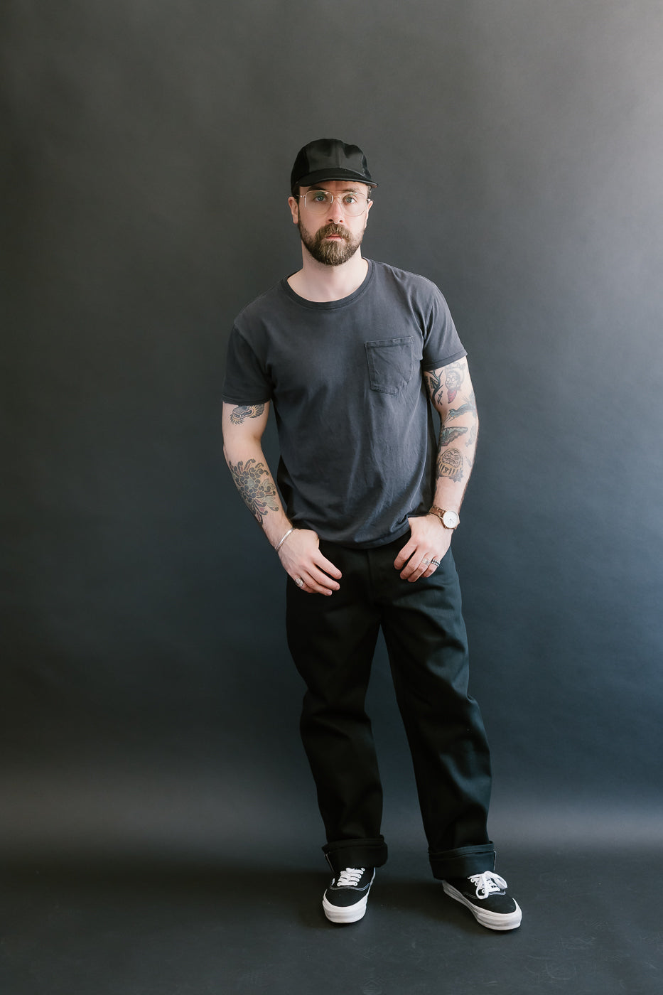 12.5oz - Forever Black Selvedge Denim - True Guy