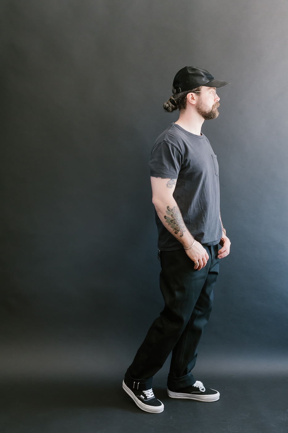 12.5oz - Forever Black Selvedge Denim - True Guy