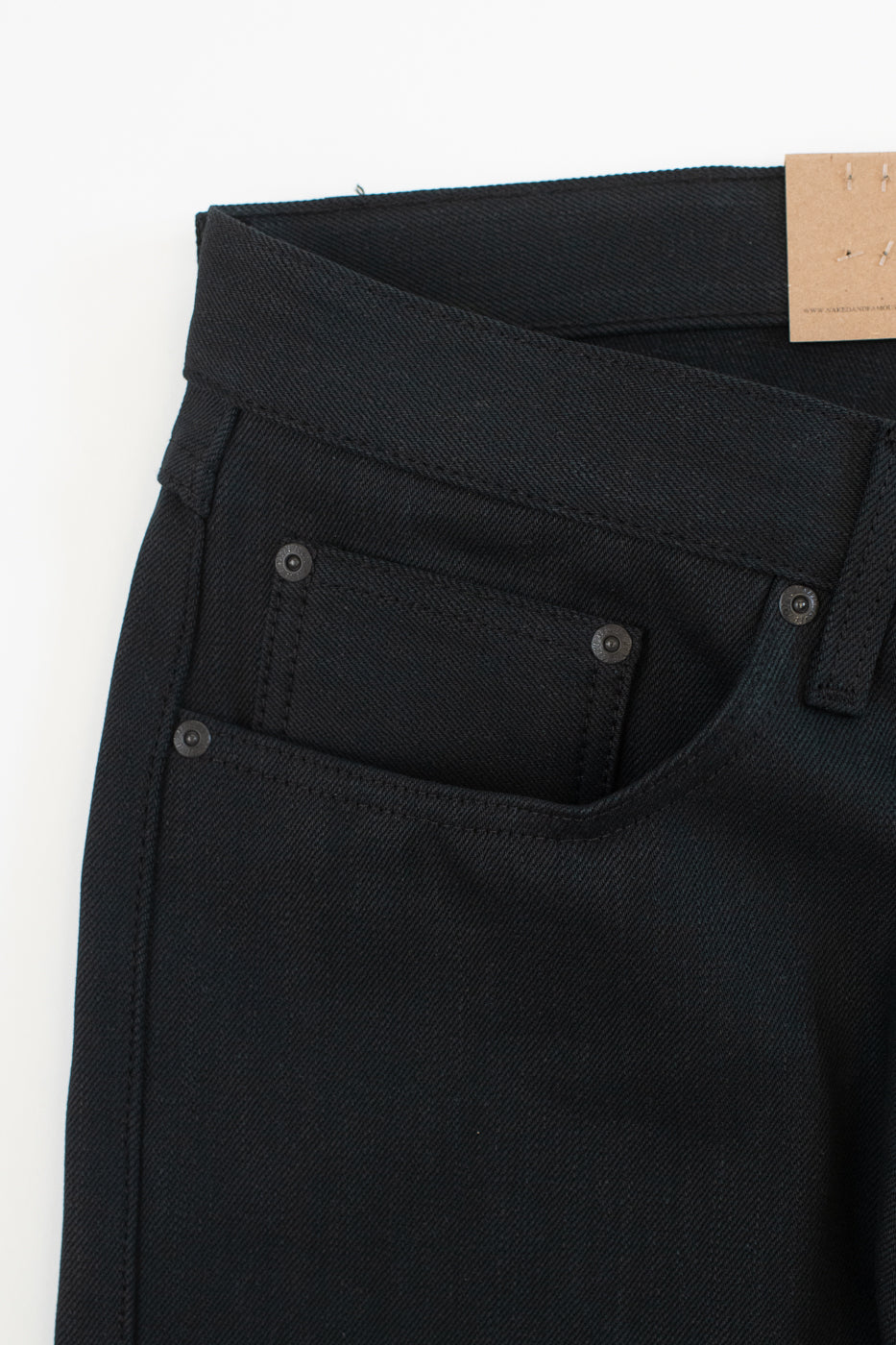 12.5oz - Forever Black Selvedge Denim - True Guy