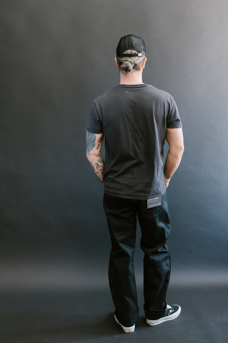 12.5oz - Forever Black Selvedge Denim - True Guy