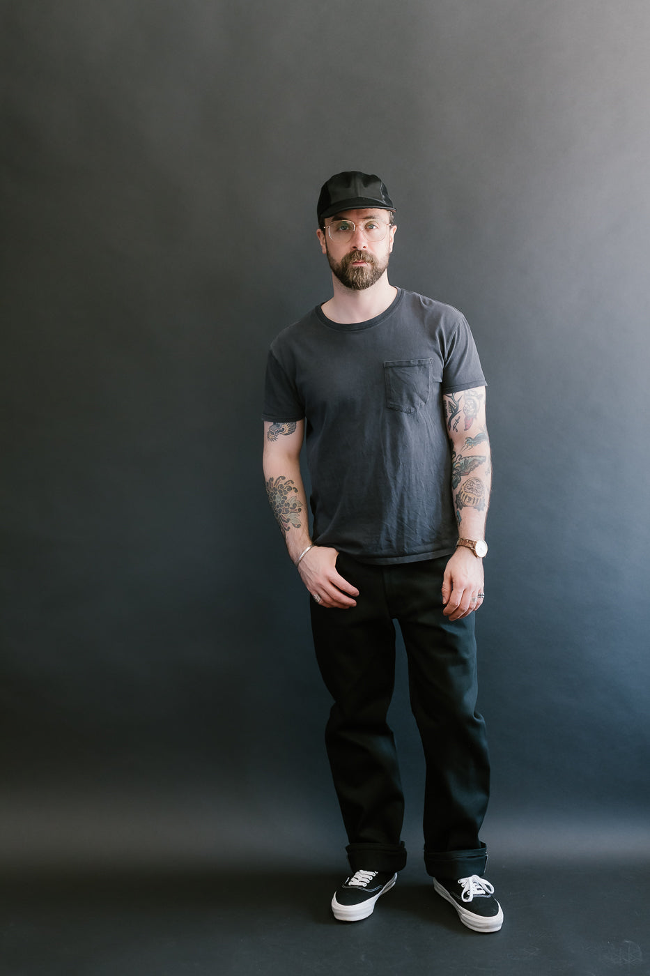 12.5oz - Forever Black Selvedge Denim - True Guy