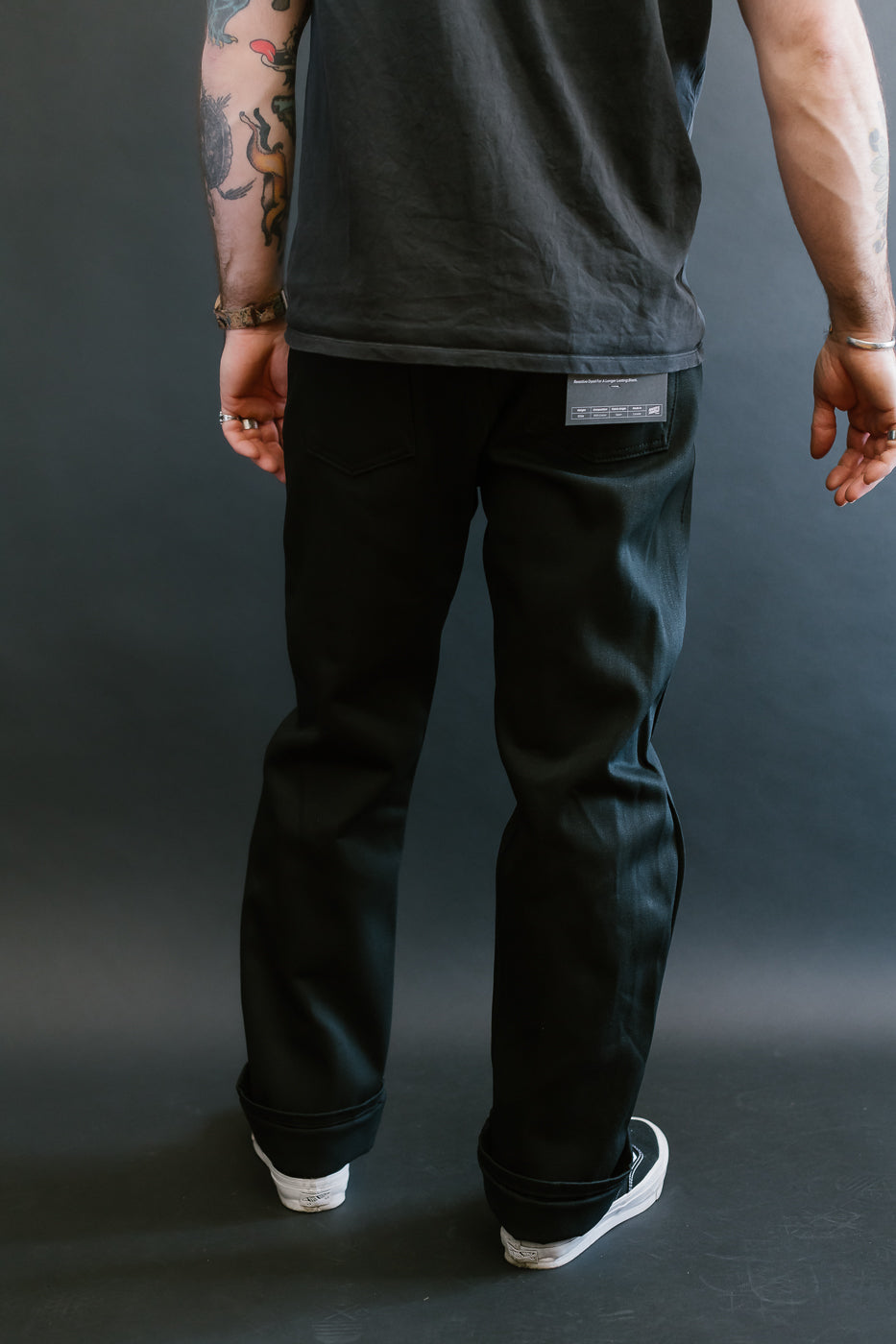 12.5oz - Forever Black Selvedge Denim - True Guy