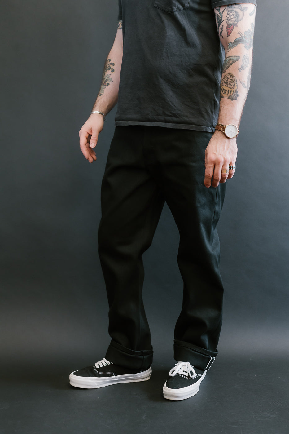 12.5oz - Forever Black Selvedge Denim - True Guy