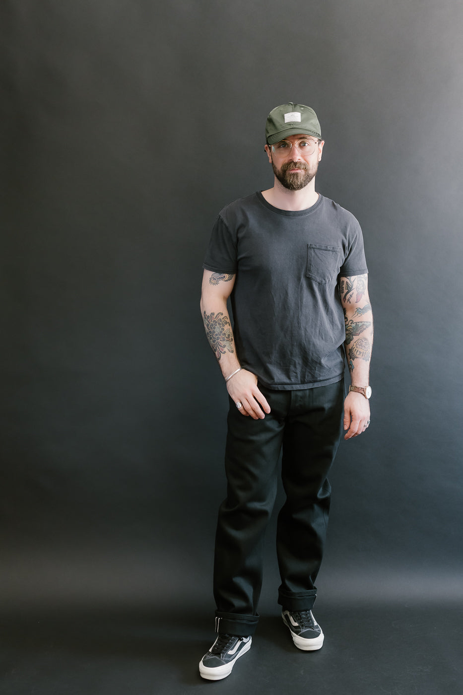12.5oz - Forever Black Selvedge Denim - Weird Guy