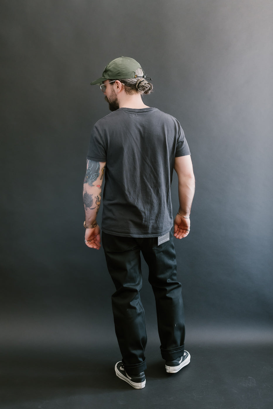 12.5oz - Forever Black Selvedge Denim - Weird Guy