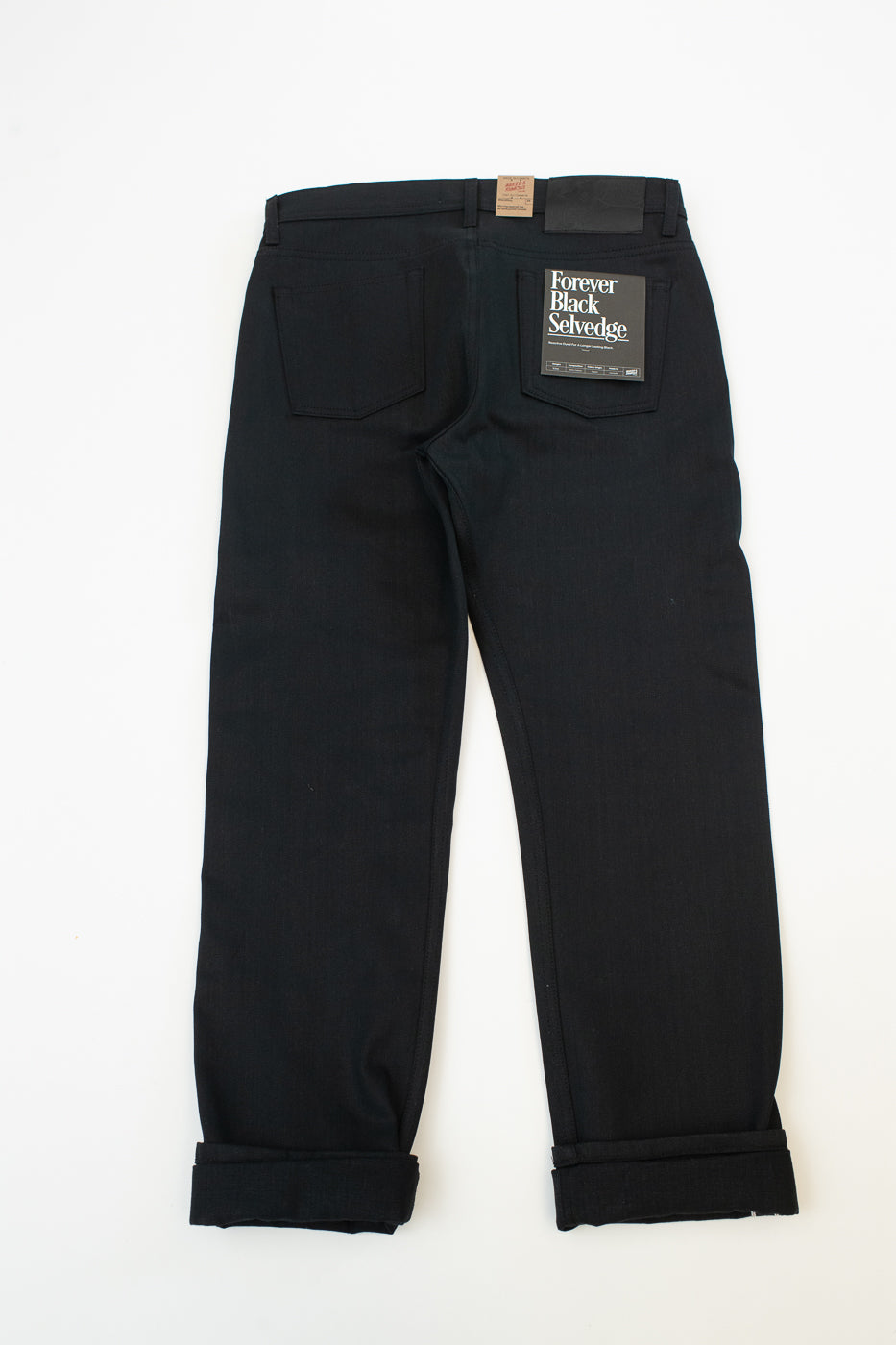 12.5oz - Forever Black Selvedge Denim - Weird Guy