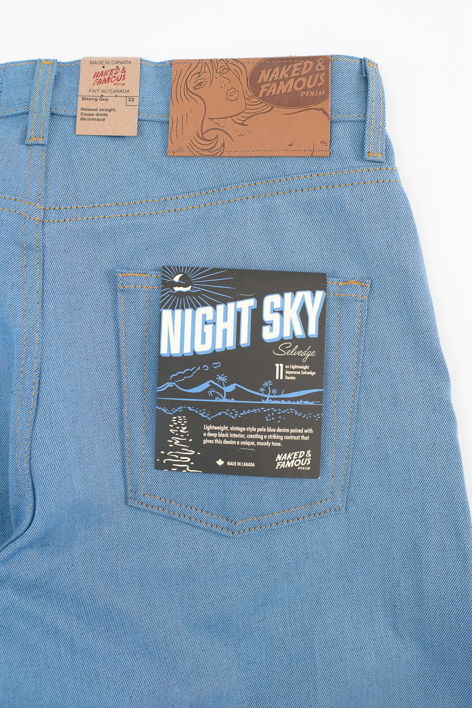 11oz - Night Sky Selvedge - Strong Guy