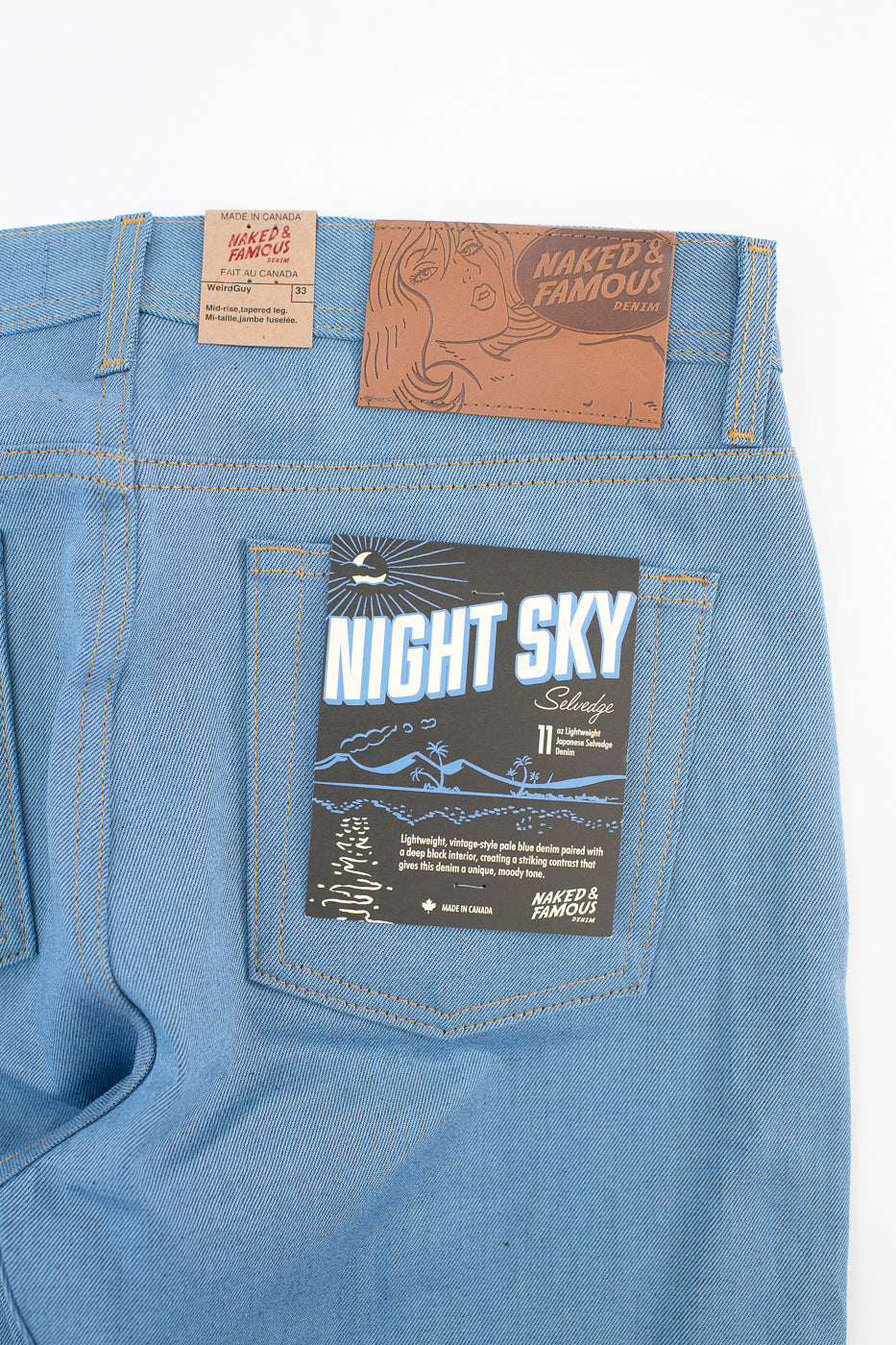 11oz - Night Sky Selvedge - Weird Guy