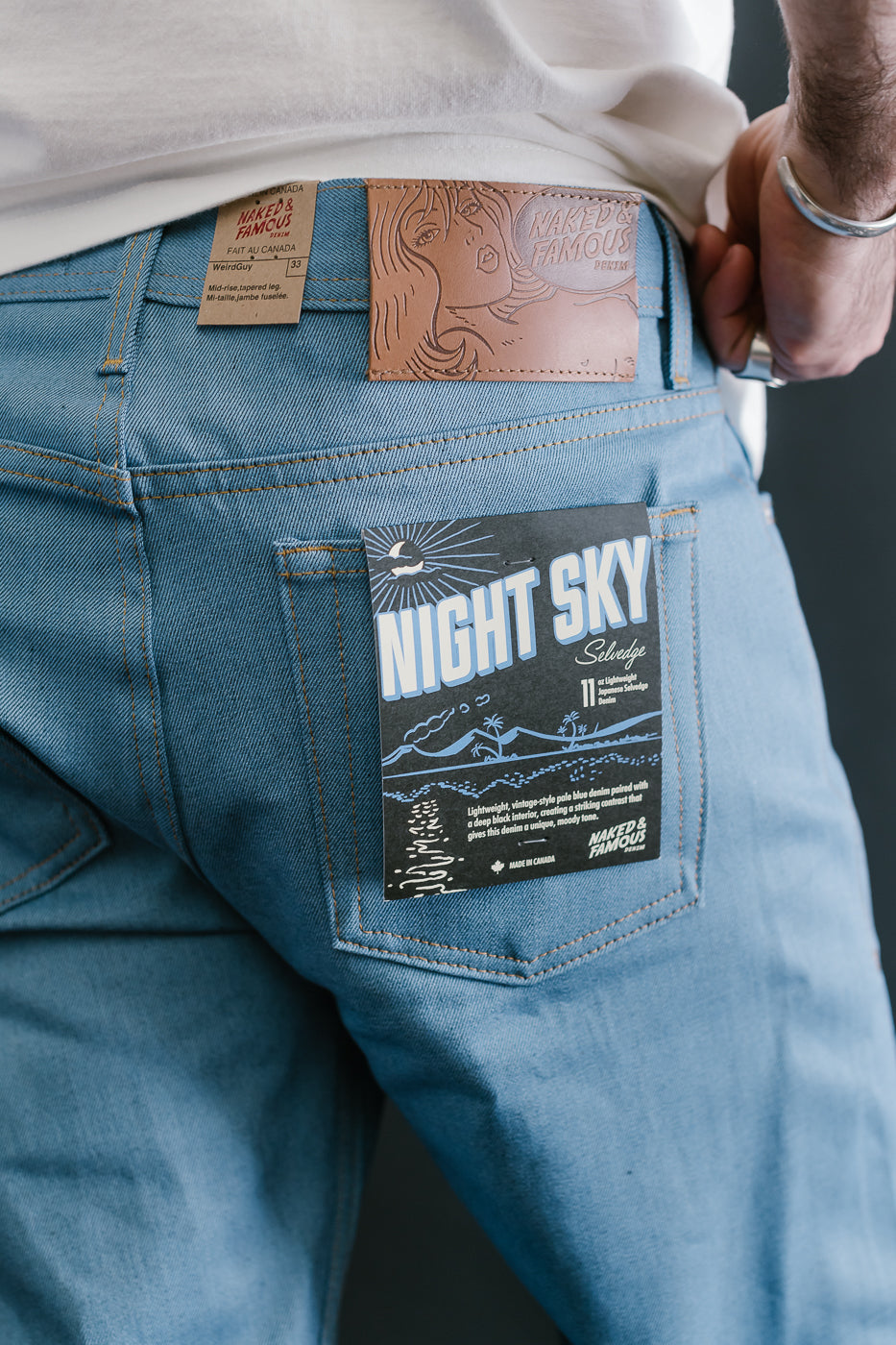 11oz - Night Sky Selvedge - Weird Guy
