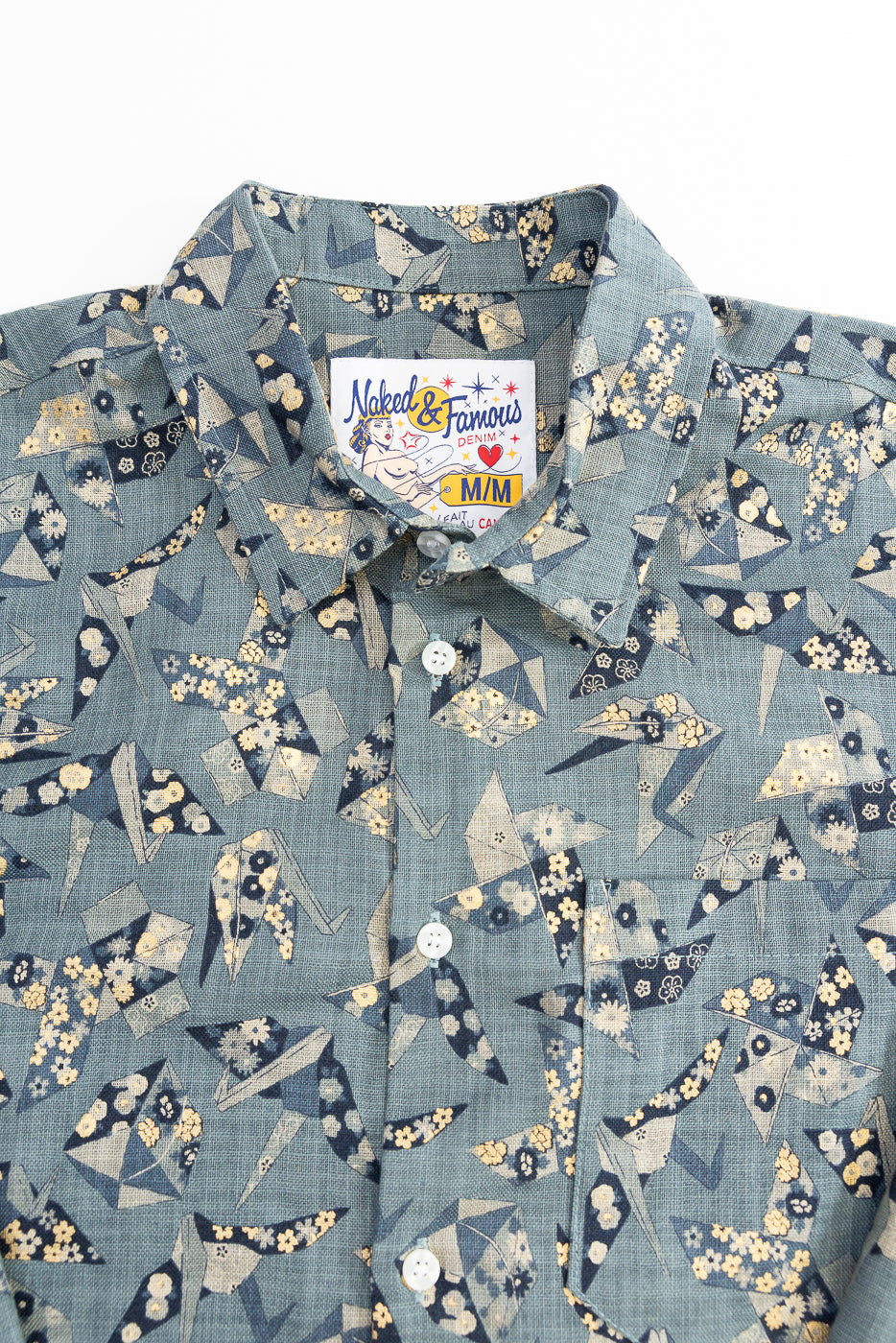 True Shirt - Oragami Poplin - Blue