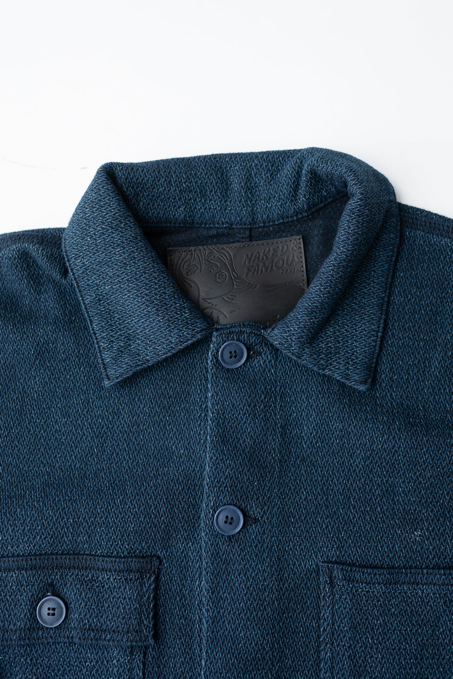 Yagasuri Denim Chore Coat - Indigo