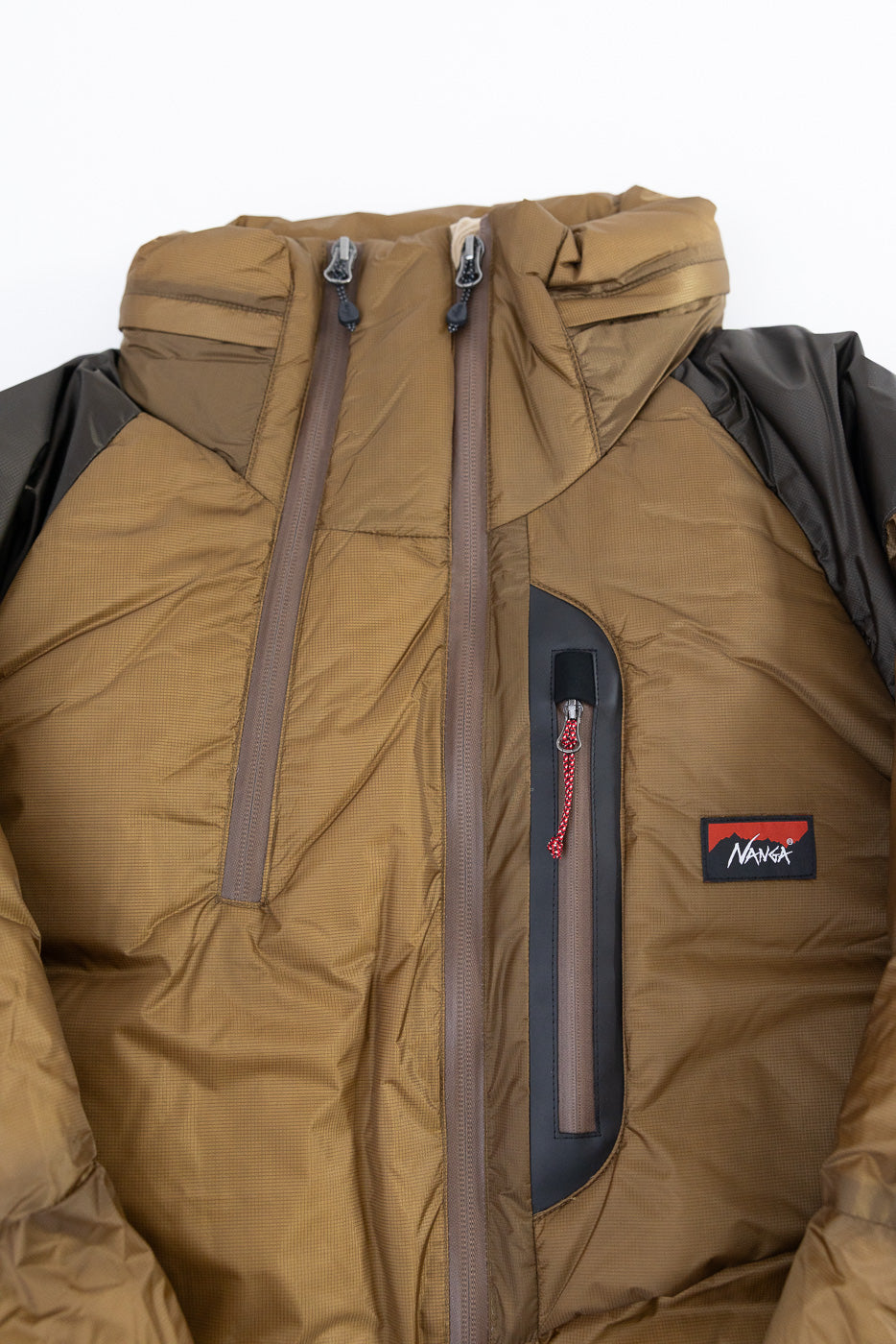 Aurora Light Down Stand Collar Jacket Mikami - Coyote | Dant