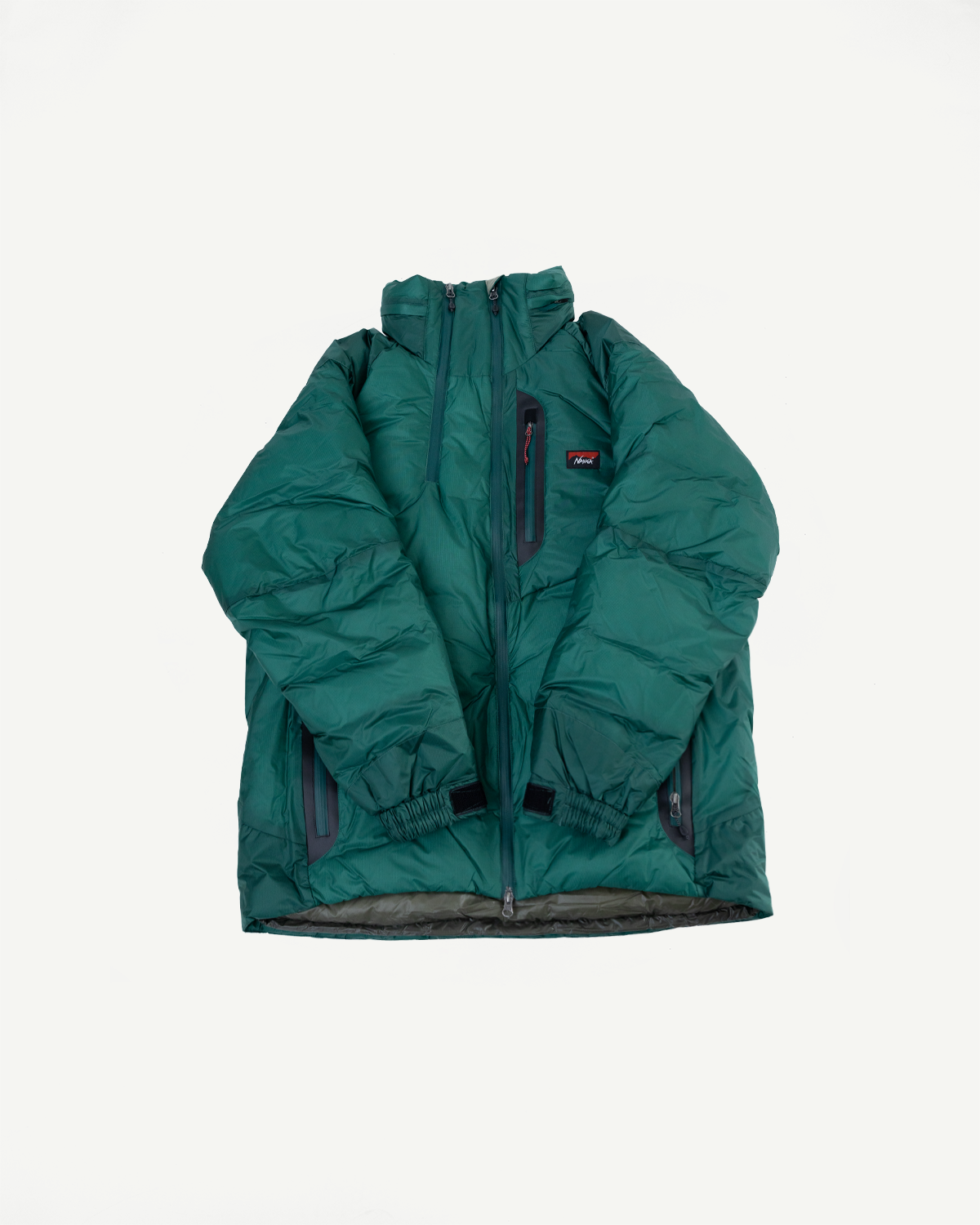 Aurora Light Down Stand Collar Jacket Mikami - Green | Dant Aurora Light Down Stand Collar Jacket Mikami - Green | Dant